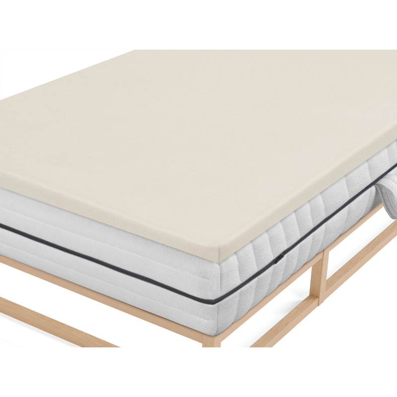 Cotton Blend Jersey Knit Fitted Sheet, Light grey, 140-160 x 200-220 cm