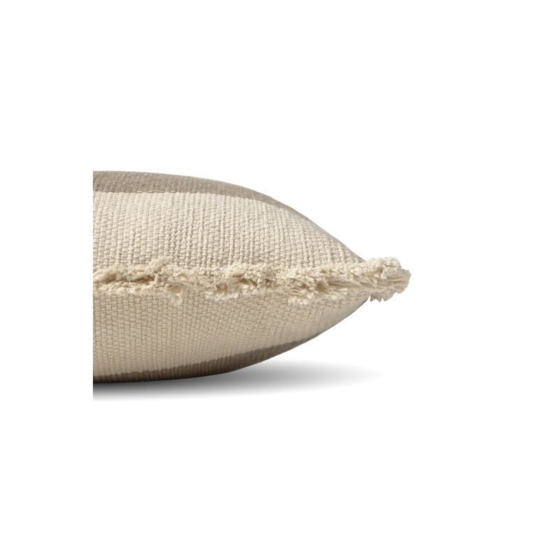 Lignes de coussin rectangulaires brunes