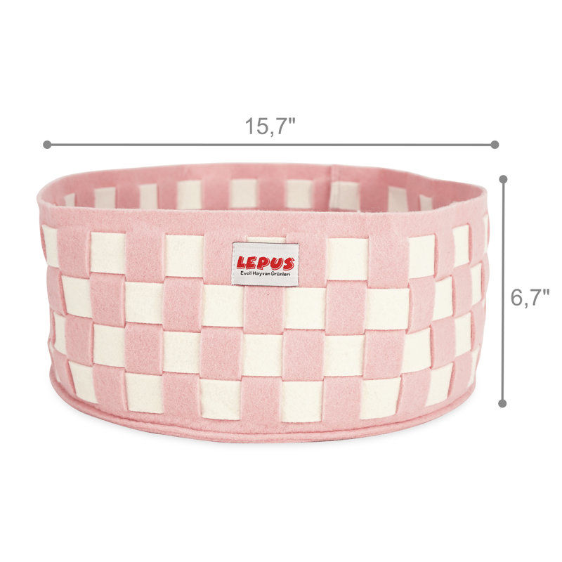 Lit orthopédique pour chat, Rose