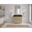 Constanza 42'' Single Bathroom Vanity with Carrara Quartz Top-596206097