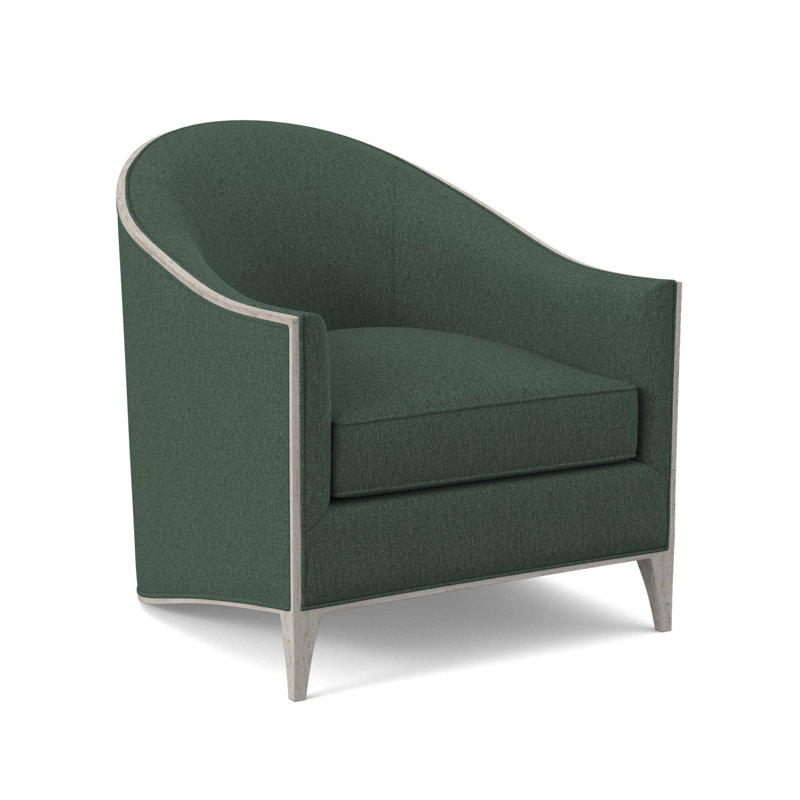 Atelier Barrel Chair, Bisque, Edworth Ocean Viscose