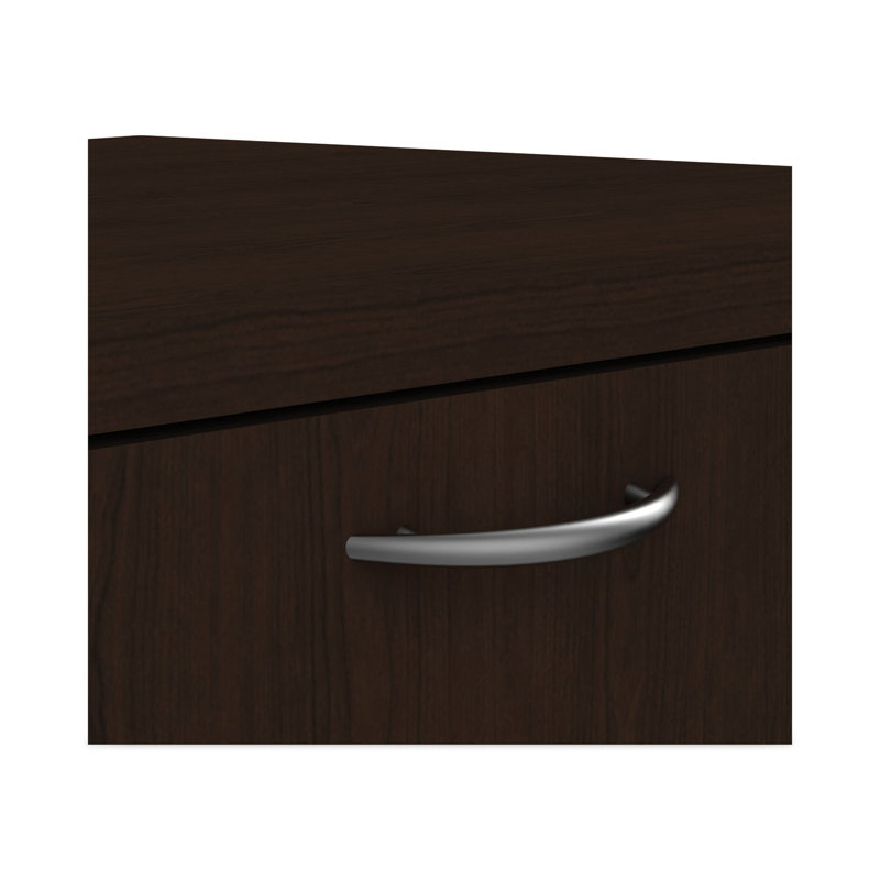 Espresso 34'' Wide 2-Drawer Lockable Lateral File Cabinet