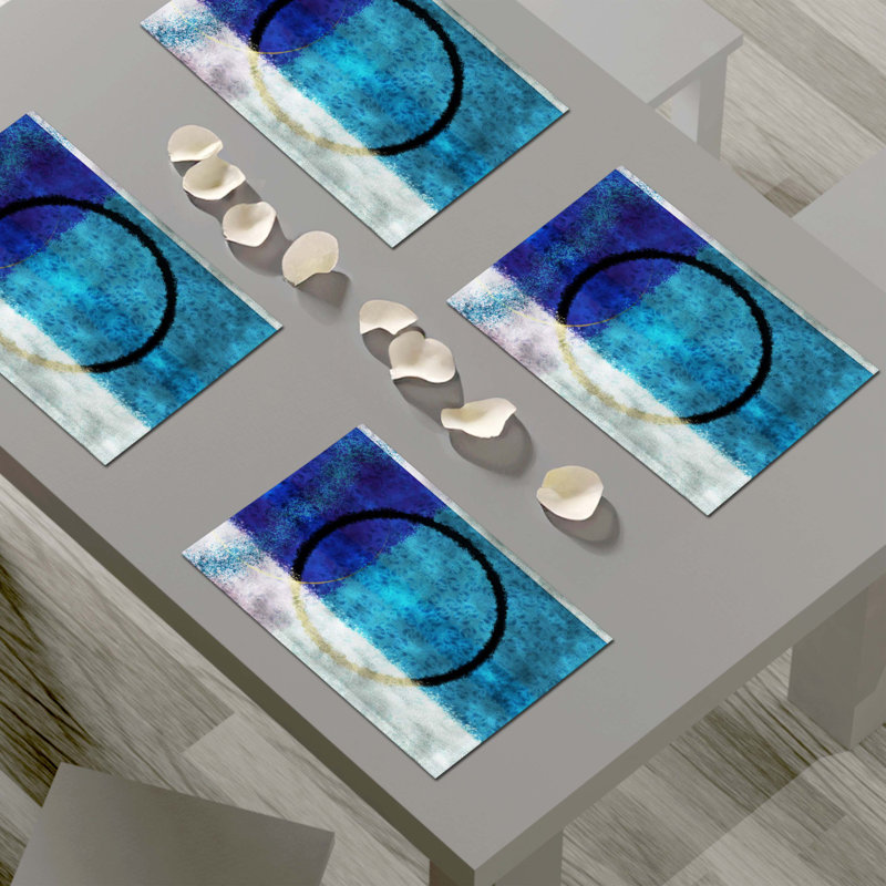Napperon abstrait en polyester