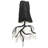 Rustic Lodge LED Flush Mounted Sconce