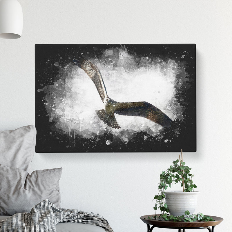 Osprey Bird - Wrapped Canvas, 50cm H x 76cm W x 3cm D