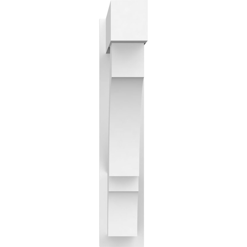 L 7 po x P 36 po x H 36 po Balboa de qualité architecturale en PVC avec embouts de bloc, L 7 po, H 36 po x P 36 po