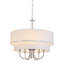 Lustre à 5 gradins en forme de tambour à 5 niveaux de style moderne à 5 lumières pour vestibule de salle à manger-405787755