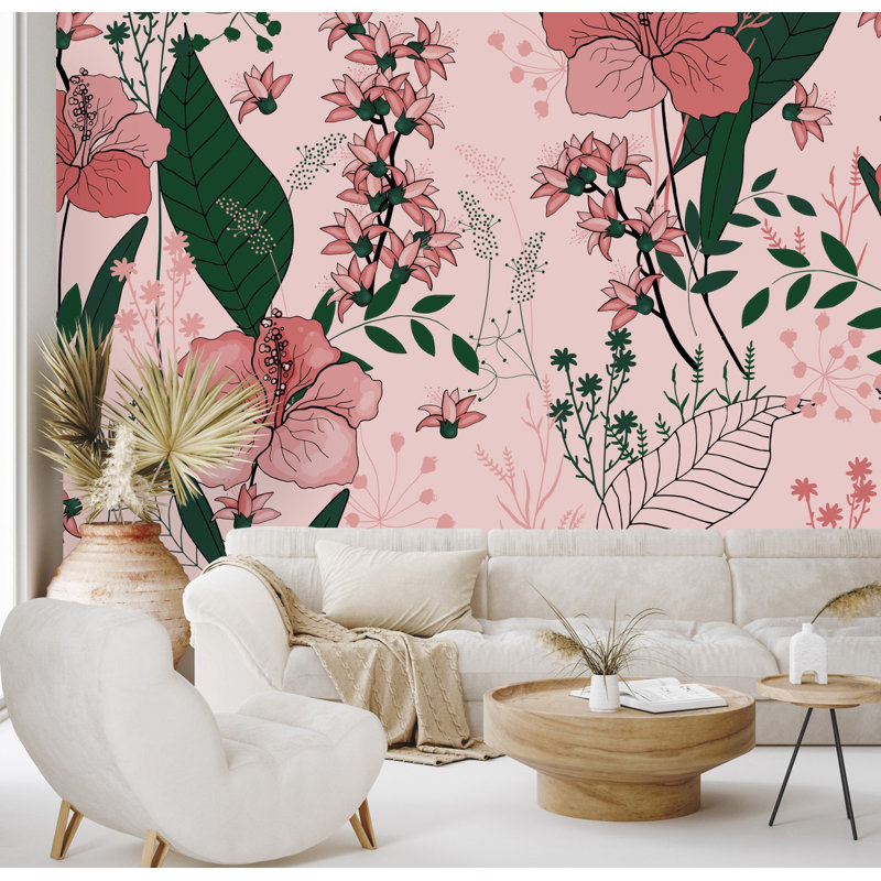 Peel & Stick Wall Mural, 10.42' W x 10.42' L