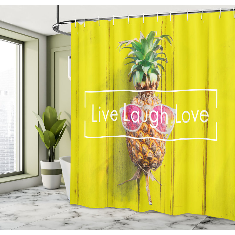 Shower Curtain with Hooks Included