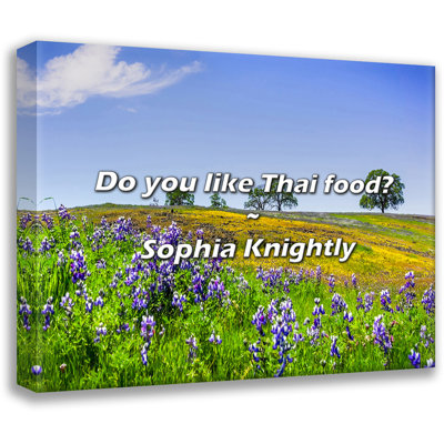 Sophia Knightly Quote: Do you like Thai food? -  Trinx, 1E7792801B924681A2971A9F4D1FDABF