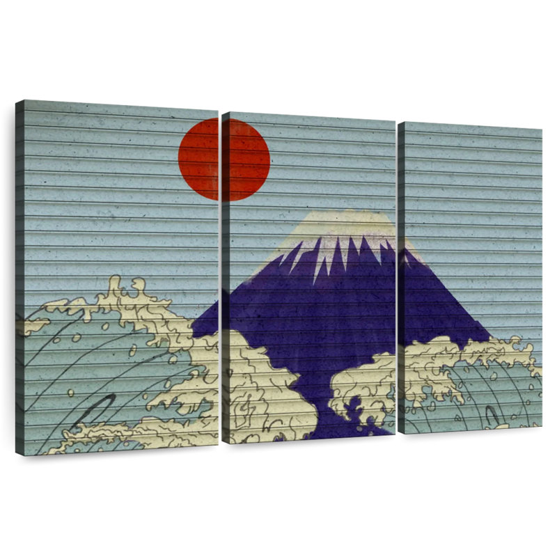 Grandes vagues d'Alvord, Mont Fuji, H 20 po x l 33 po