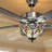 52" Londono Mission Stained Glass Satin Nickel Ceiling Fan-1751864799