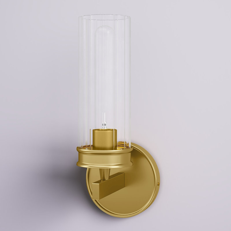 Madelyn Armed Sconce, Satin Brass