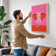 Elephant Geometric - Wrapped Canvas-685699276-685699382