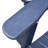 All - Weather Folding Chair And Table , Patio Lawn For Outdoor Recreation, Navy Blue, Heat , Stackable Small Gardens Of 2, Garden, Backyard, Balcony, Ergonomic Design, Water Resistance
