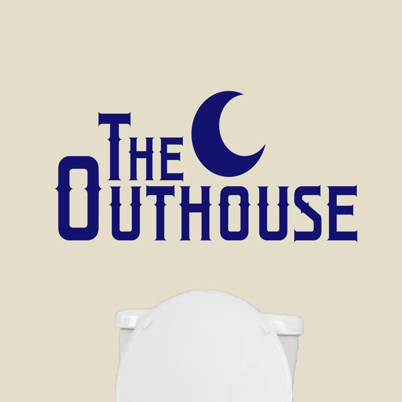 Adhésif décoratif The Outhouse, Bleu marine
