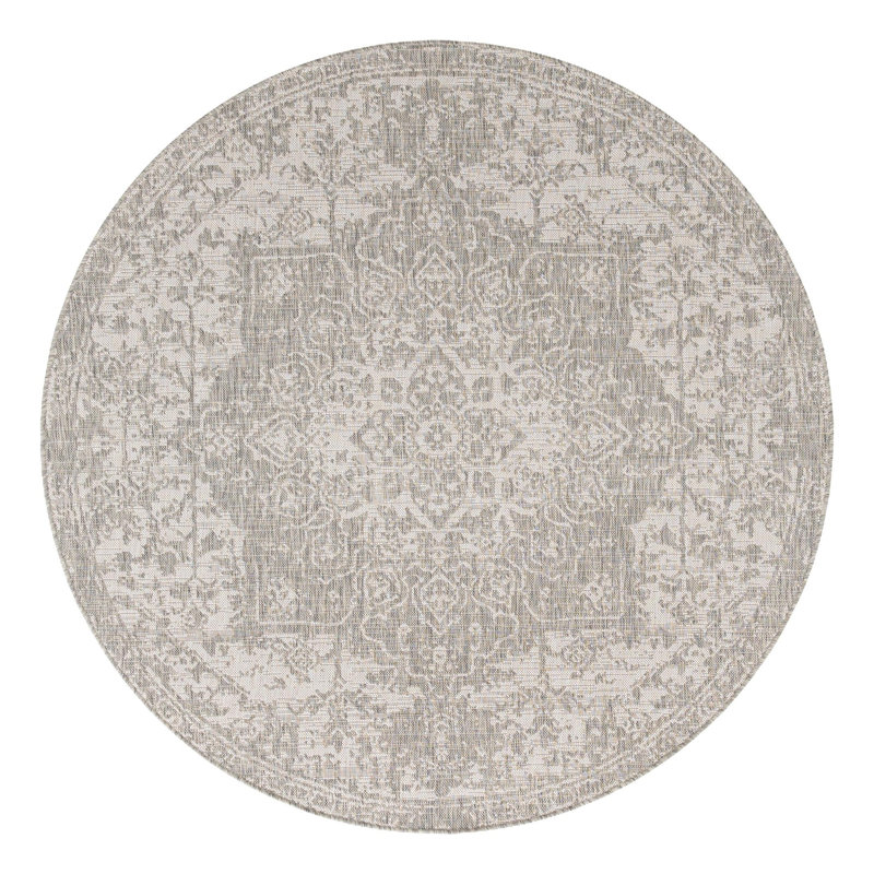 Jill Zarin Dubai Indoor/Outdoor Rug, Round 6'7"