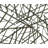 Dark Gray Metal Overlapping Lines Geometric Home Wall Decor