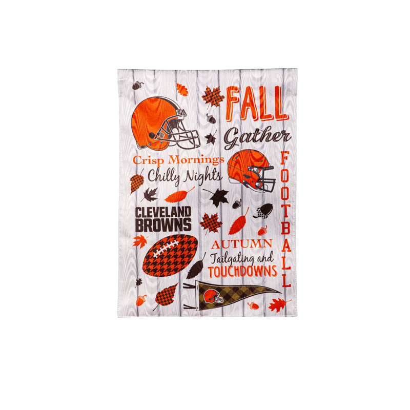 Double face 18 H x 12,5 l, NFL Cleveland Browns