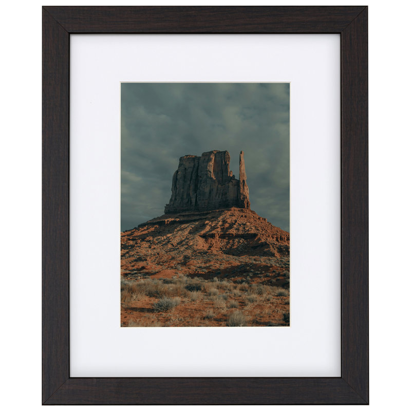 Cadre photo Castiglia, 8 po x 10 po emmêlé à 5 po x 7 po, Brun