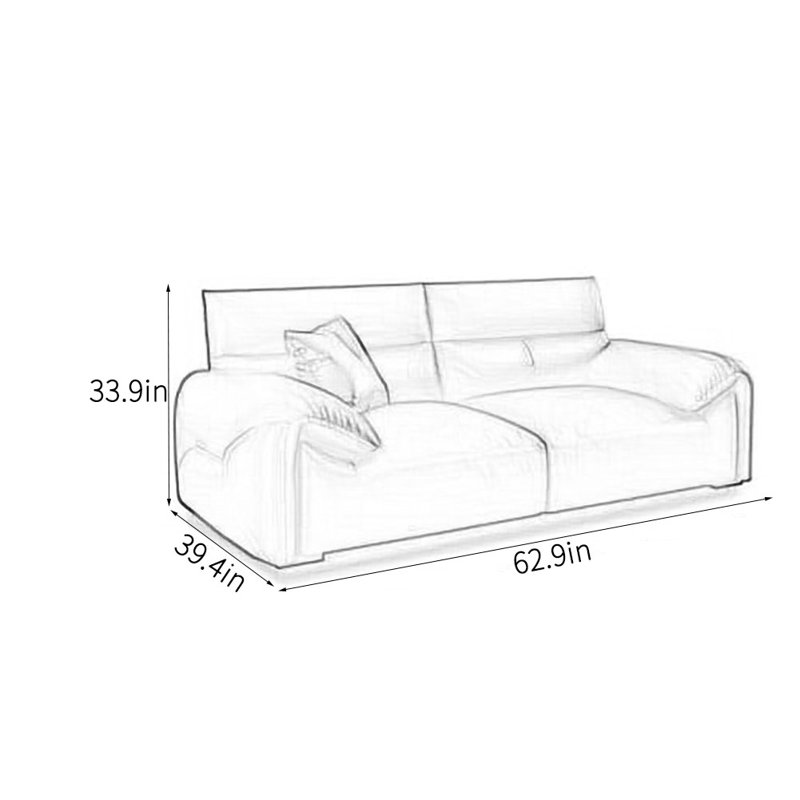 Canapé de bureau simple, élégant et confortable