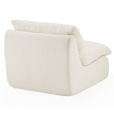 Canapé d'appoint rembourré, fauteuil moderne avec siège moelleux, canapé élégant pour le salon, la chambre à coucher ou le bureau