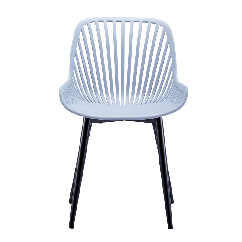 Eker 42.5cm H Slat Back Side Chair, Grey