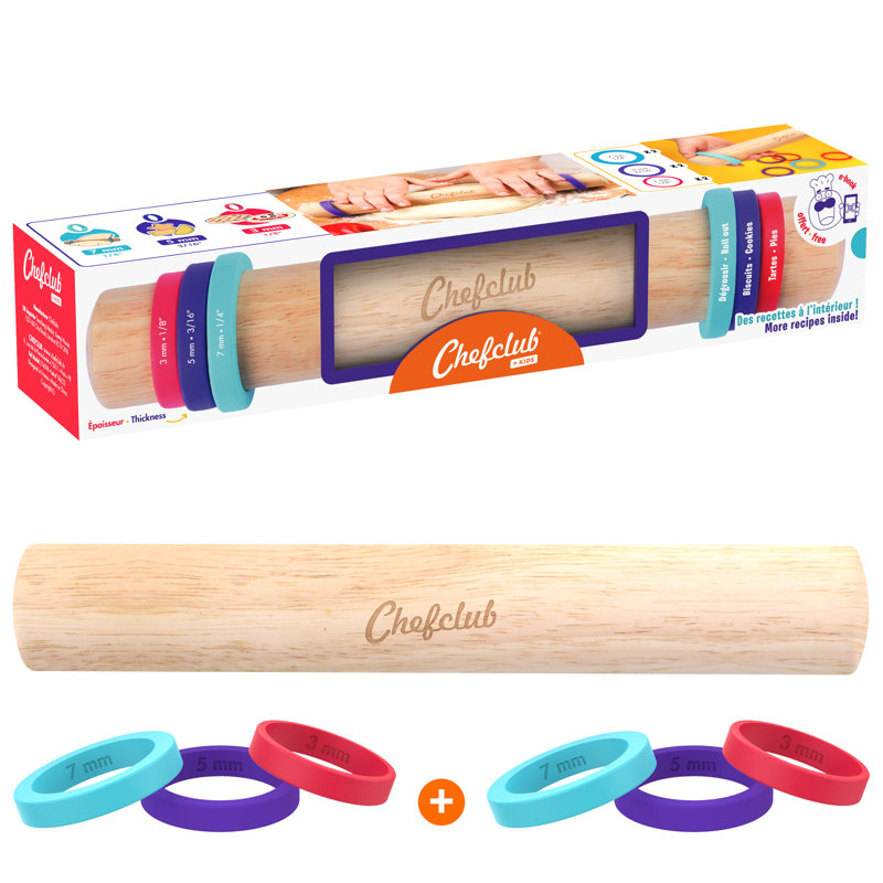 Rouleau à pâtisserie Chefclub Kids