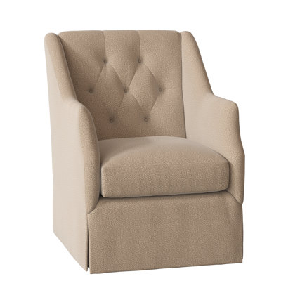 Fauteuil capitonné l 27,5 po Claudette