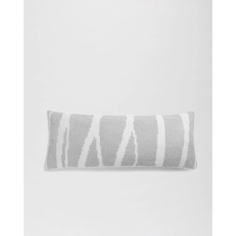 Woodland Lumbar Pillow Cover & Insert, Cloud Gray/Off White