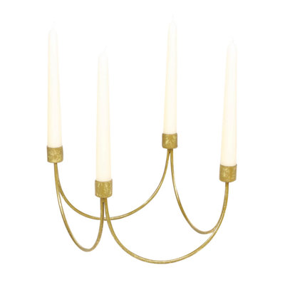 Metal Tabletop Candelabra