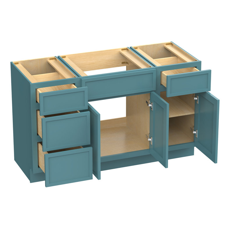 Base de meuble-lavabo simple 54 po seulement, Vert