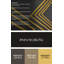 Tapis à motifs noir / jaune-986034819