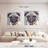 Brampt Pug On Gray-109119306