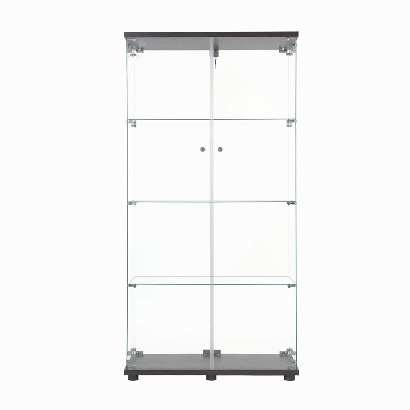 Vitrine à deux portes avec 4 tablettes