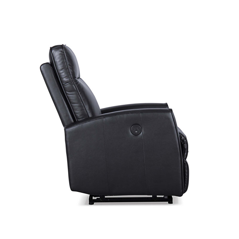 Fauteuil inclinable électrique Meissa, Cuir noir