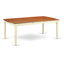 Ensemble de salle à manger 9 pièces comprenant une table de salle à manger rectangulaire avec rallonge papillon et 8 chaises de cuisine, 42 po x 78 po, lin blanc-1563893610-1563893611-1563893615