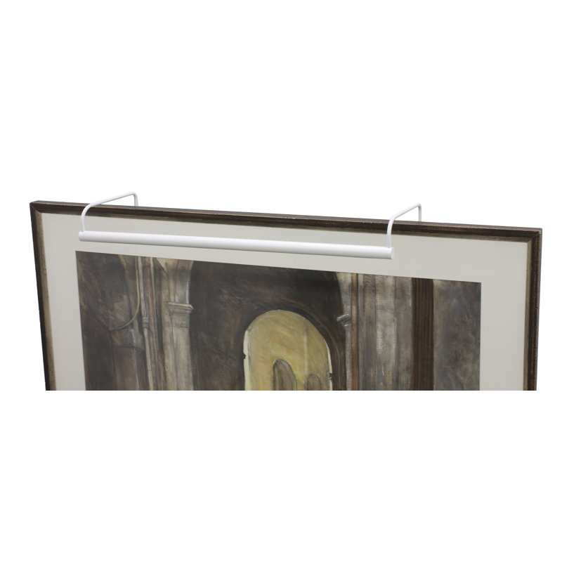 Applique pour tableau 2 lumières Slim-Line, Blanc, H 7,5 po x l 30 po x P 8 po