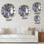 Wisteria Blossom - Horloge murale traditionnelle-60280452