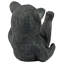 Support roulant statue azura-poly bear cub