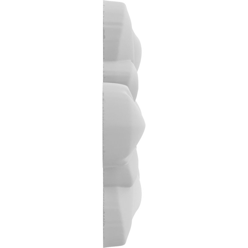 Rosettes appliquées, H 3 po x l 6 po x P 0,5 po