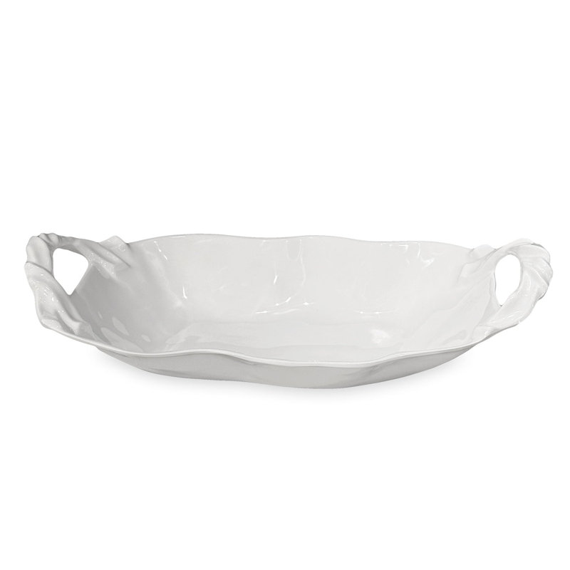 Vida Sasha Large Oval Bowl with Handles