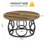 Frame Coffee Table with Storage