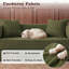 Convertible Sleeper Sofa With Removable Armrests, Corduroy Fabric Sofa Couch, No Assembly Required For Living Room, Dorm, Studio-854940597