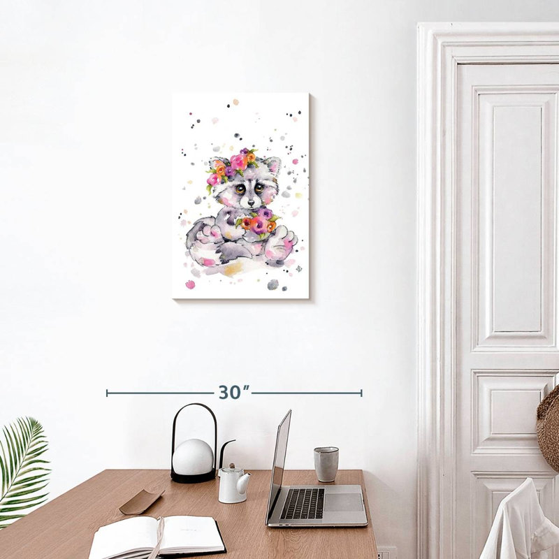 Brampt Sweet Raccoon, 24" H x 16" W
