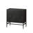 Wood Console Table with Metal Leg ,Door Handles