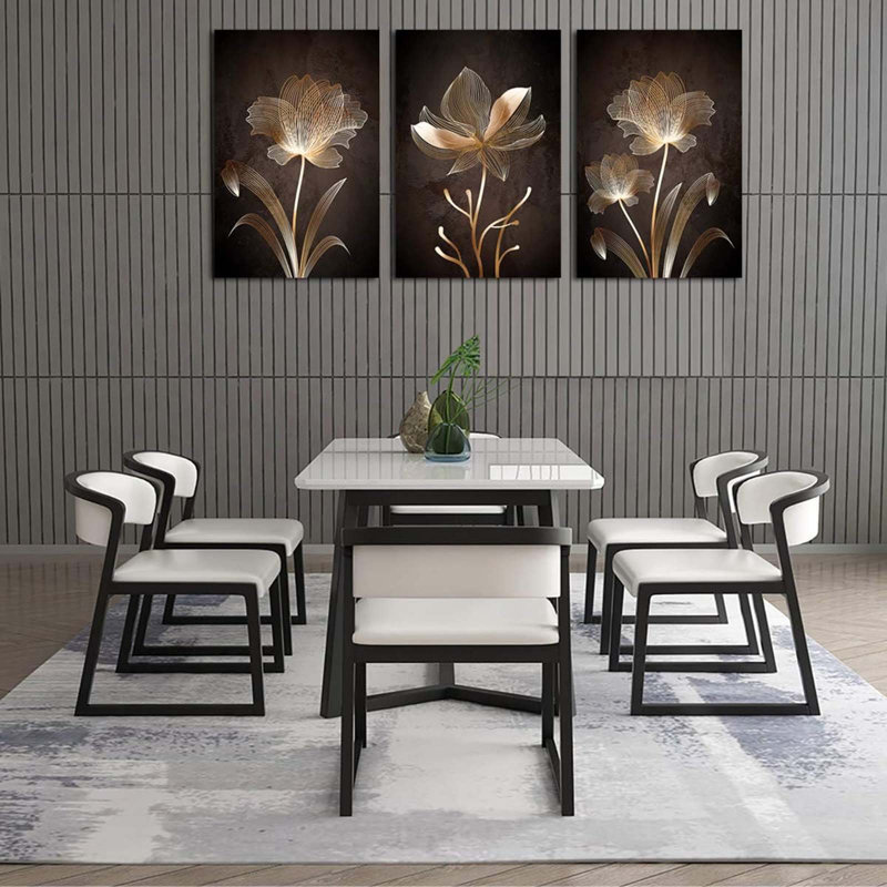 3 Piece Wrapped Canvas Print, 40 cm H x 30 cm W