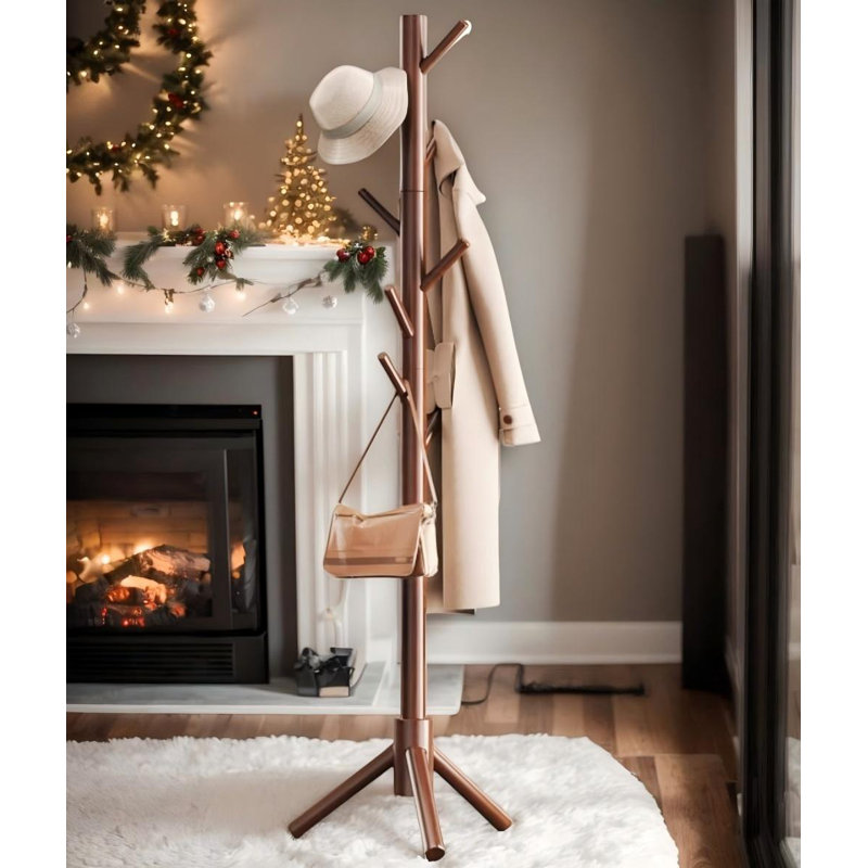 Portemanteau Portemanteau en bois, Brun