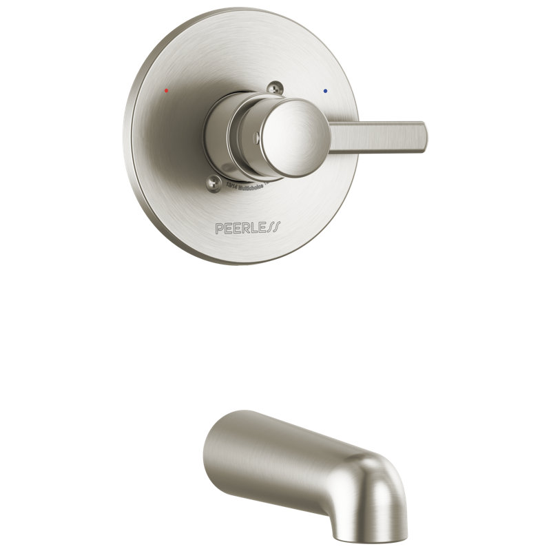 Precept Shower Valve Trim Kit with Tub Spout Diverter, Brushed Nickel