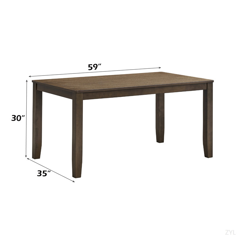 Damica Walnut Dining Table